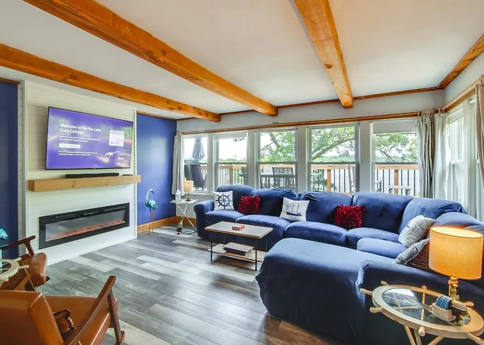 Holiday home Waterfront Fox Vacation W/ Fire Pit!